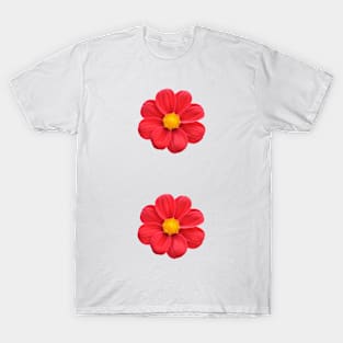 red flowers T-Shirt